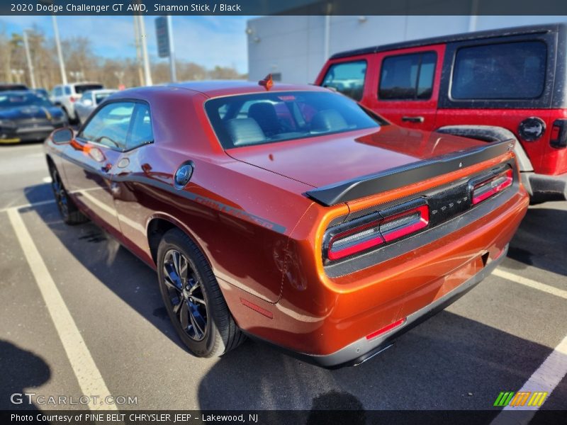 Sinamon Stick / Black 2020 Dodge Challenger GT AWD