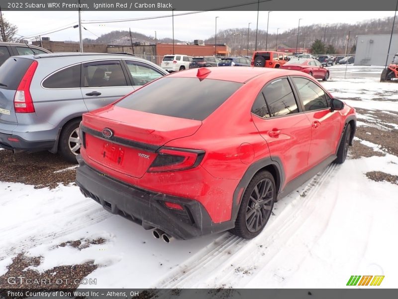 Ignition Red / Carbon Black 2022 Subaru WRX Premium