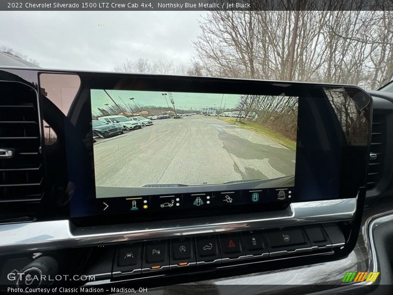 Northsky Blue Metallic / Jet Black 2022 Chevrolet Silverado 1500 LTZ Crew Cab 4x4