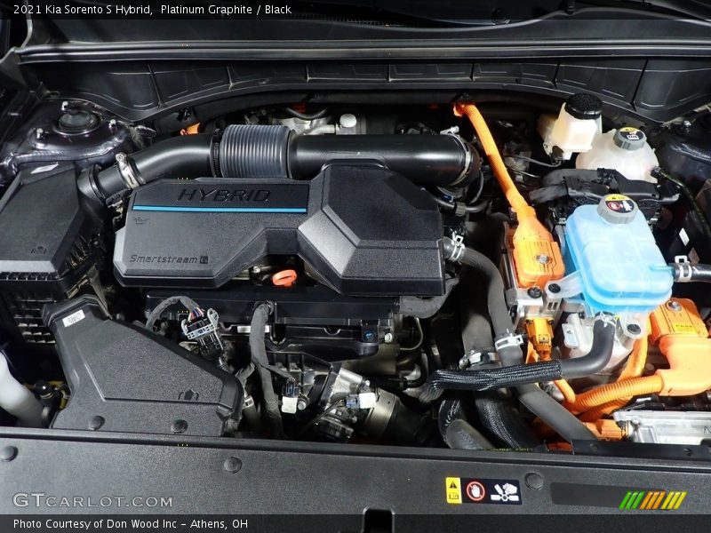  2021 Sorento S Hybrid Engine - 1.6 Liter Turbocharged DOHC 16-Valve D-CVVT 4 Cylinder Gasoline/Electric Hybrid