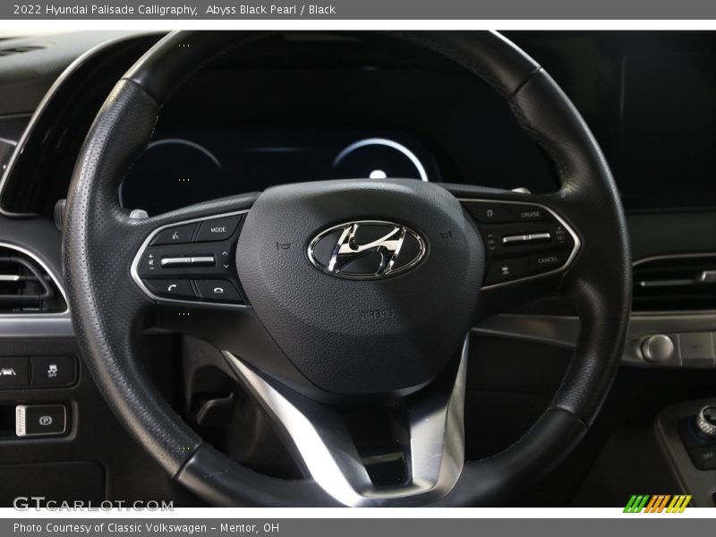  2022 Palisade Calligraphy Steering Wheel