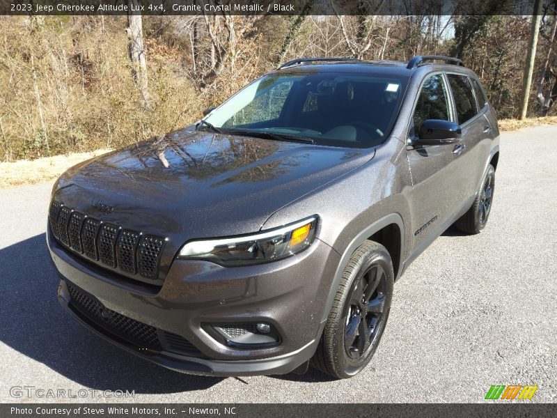 Granite Crystal Metallic / Black 2023 Jeep Cherokee Altitude Lux 4x4