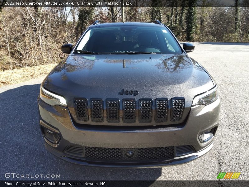 Granite Crystal Metallic / Black 2023 Jeep Cherokee Altitude Lux 4x4