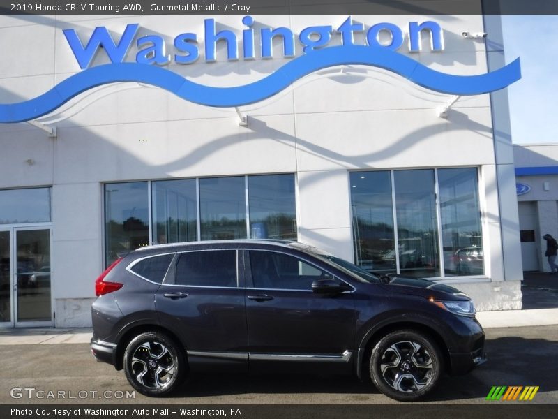 Gunmetal Metallic / Gray 2019 Honda CR-V Touring AWD