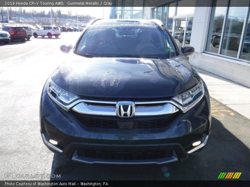 Gunmetal Metallic / Gray 2019 Honda CR-V Touring AWD