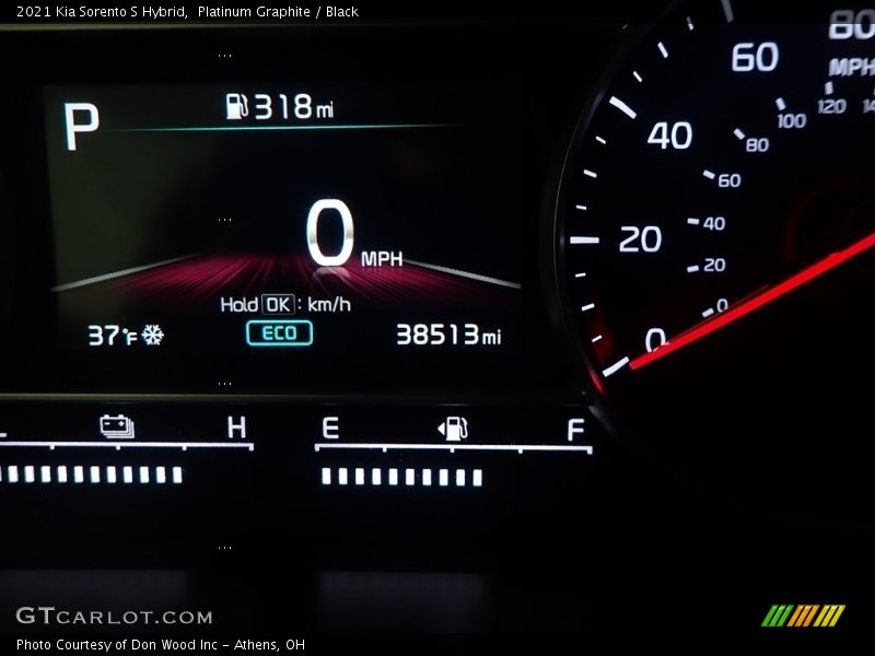  2021 Sorento S Hybrid S Hybrid Gauges