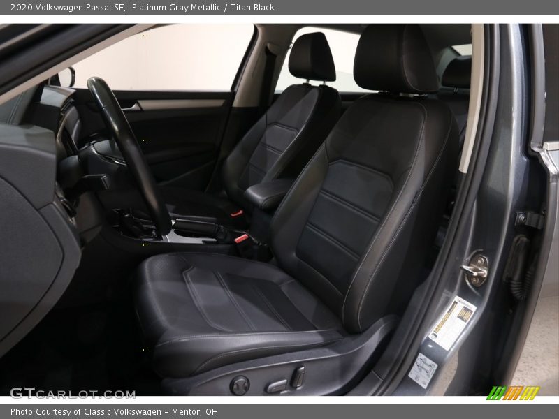 Front Seat of 2020 Passat SE