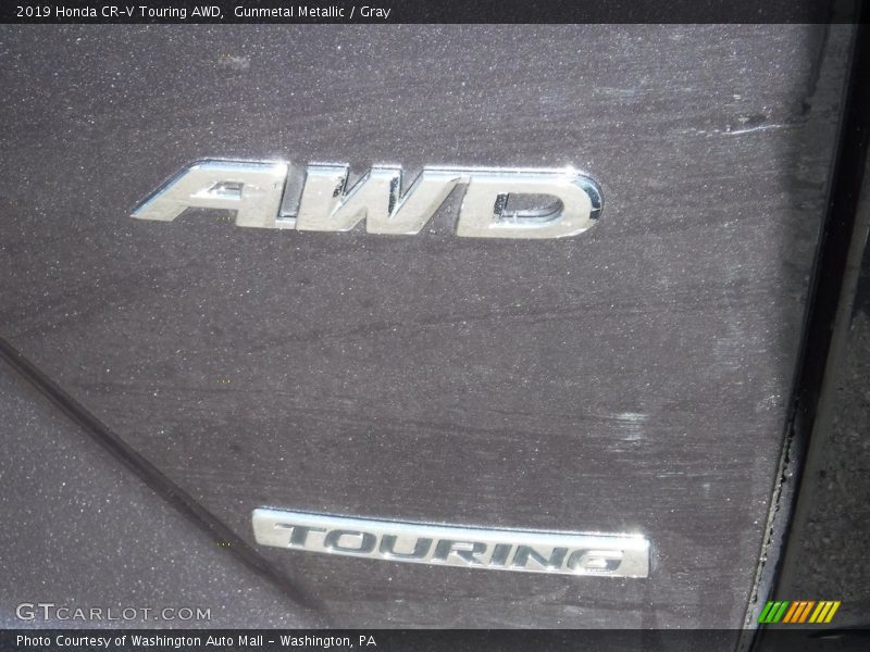 Gunmetal Metallic / Gray 2019 Honda CR-V Touring AWD