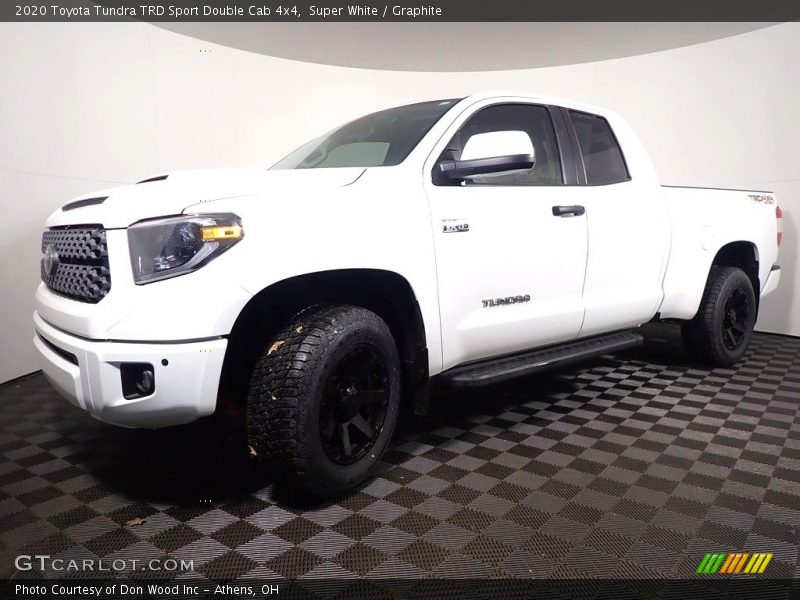 Super White / Graphite 2020 Toyota Tundra TRD Sport Double Cab 4x4