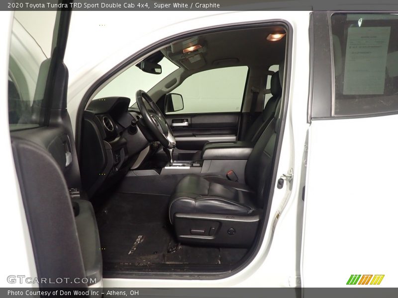 Front Seat of 2020 Tundra TRD Sport Double Cab 4x4