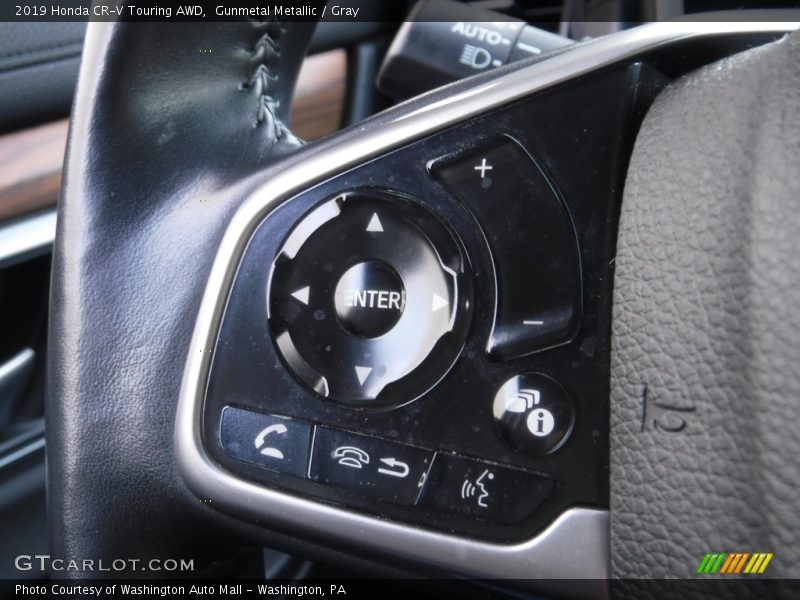 Gunmetal Metallic / Gray 2019 Honda CR-V Touring AWD