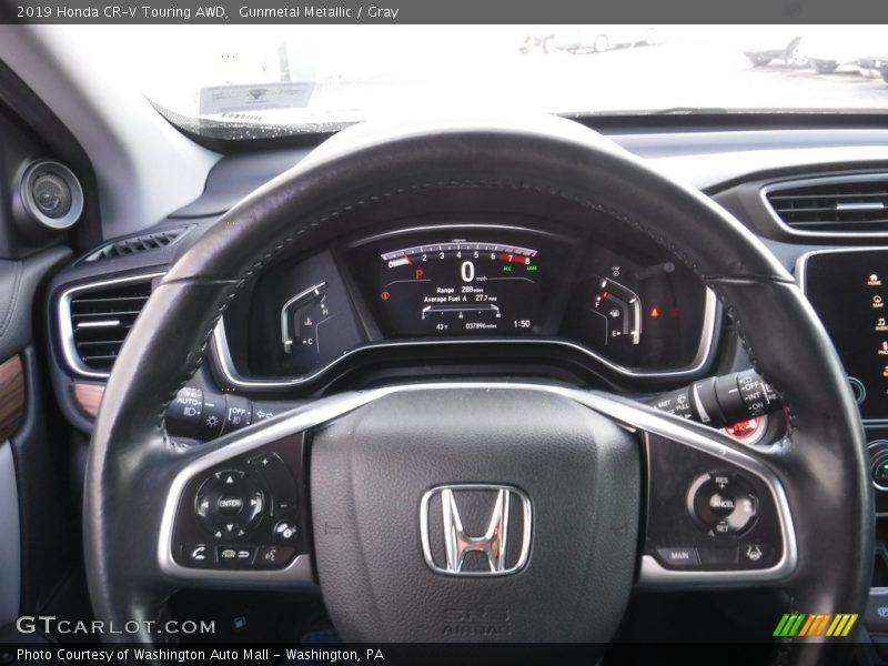 Gunmetal Metallic / Gray 2019 Honda CR-V Touring AWD