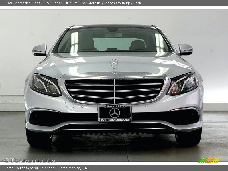 Iridium Silver Metallic / Macchiato Beige/Black 2020 Mercedes-Benz E 350 Sedan