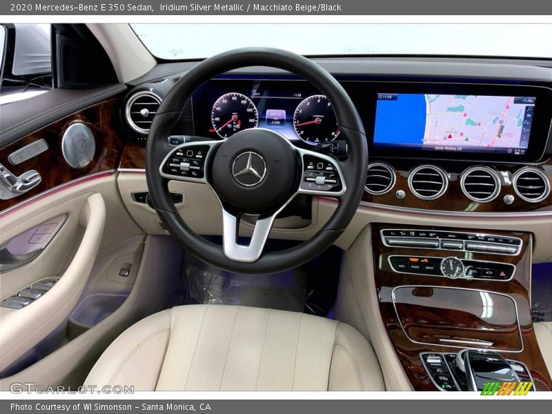 Iridium Silver Metallic / Macchiato Beige/Black 2020 Mercedes-Benz E 350 Sedan