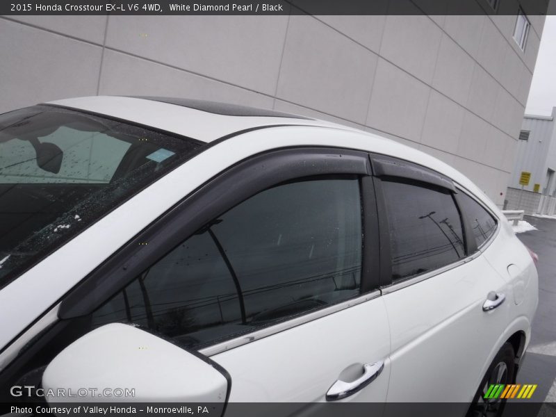 White Diamond Pearl / Black 2015 Honda Crosstour EX-L V6 4WD