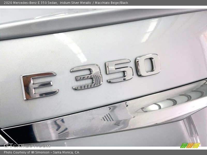 Iridium Silver Metallic / Macchiato Beige/Black 2020 Mercedes-Benz E 350 Sedan