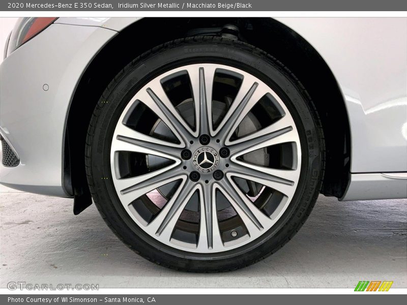 Iridium Silver Metallic / Macchiato Beige/Black 2020 Mercedes-Benz E 350 Sedan