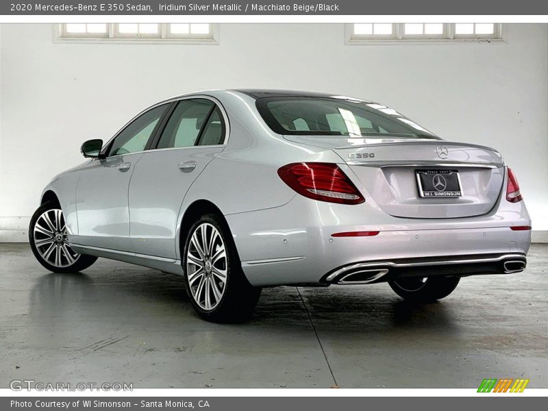 Iridium Silver Metallic / Macchiato Beige/Black 2020 Mercedes-Benz E 350 Sedan