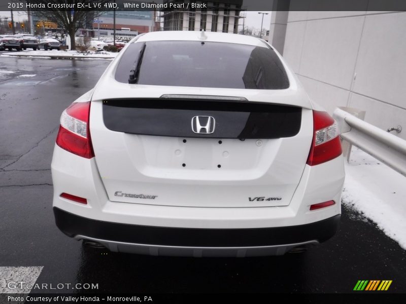 White Diamond Pearl / Black 2015 Honda Crosstour EX-L V6 4WD
