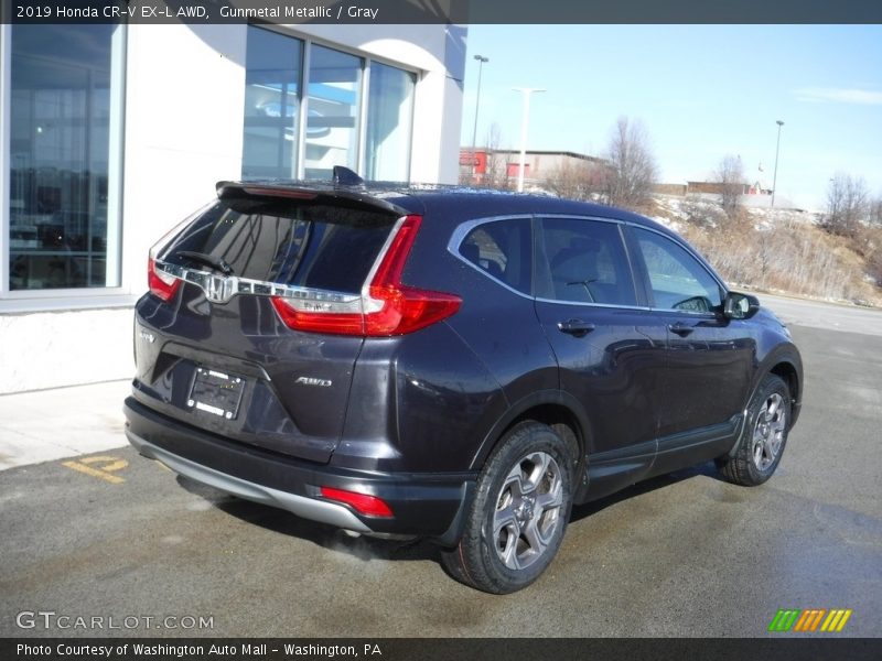 Gunmetal Metallic / Gray 2019 Honda CR-V EX-L AWD