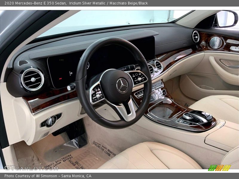 Iridium Silver Metallic / Macchiato Beige/Black 2020 Mercedes-Benz E 350 Sedan