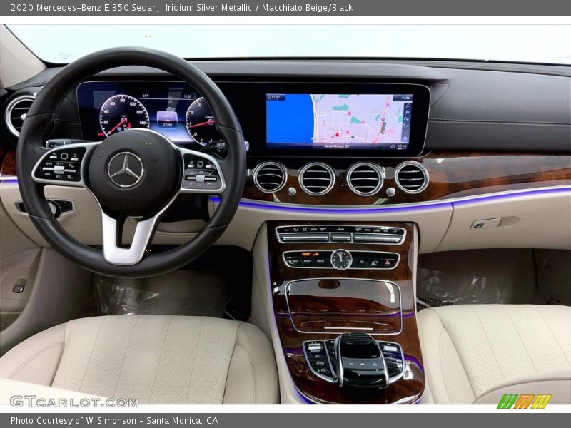 Iridium Silver Metallic / Macchiato Beige/Black 2020 Mercedes-Benz E 350 Sedan