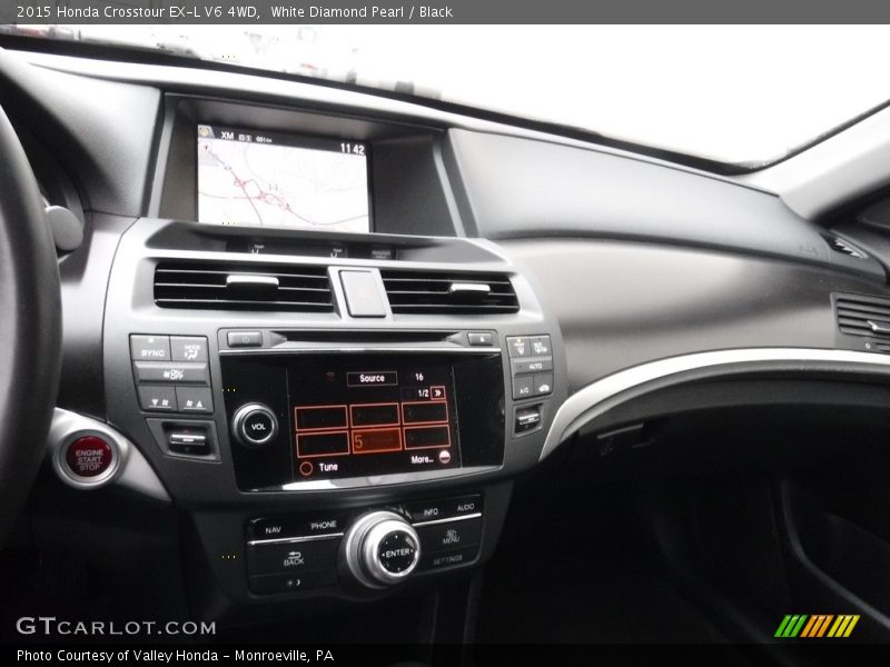 White Diamond Pearl / Black 2015 Honda Crosstour EX-L V6 4WD