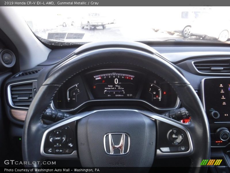Gunmetal Metallic / Gray 2019 Honda CR-V EX-L AWD
