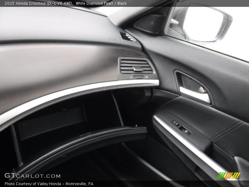 White Diamond Pearl / Black 2015 Honda Crosstour EX-L V6 4WD