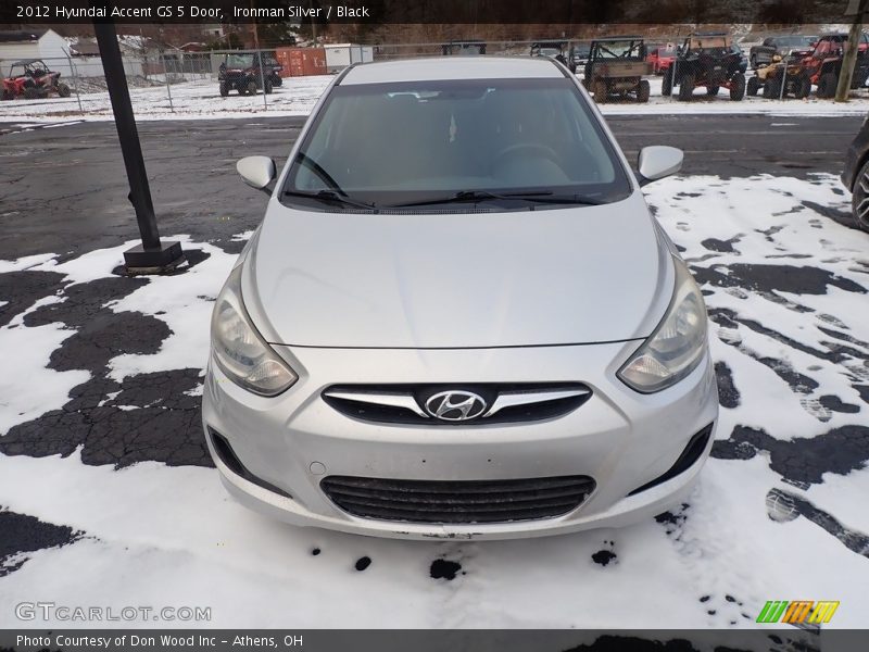 Ironman Silver / Black 2012 Hyundai Accent GS 5 Door