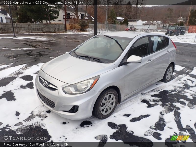 Ironman Silver / Black 2012 Hyundai Accent GS 5 Door