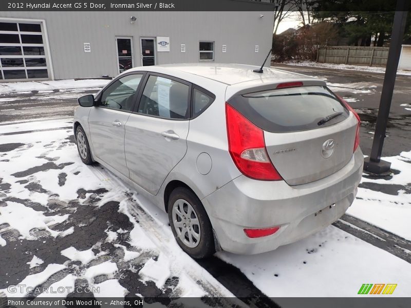 Ironman Silver / Black 2012 Hyundai Accent GS 5 Door