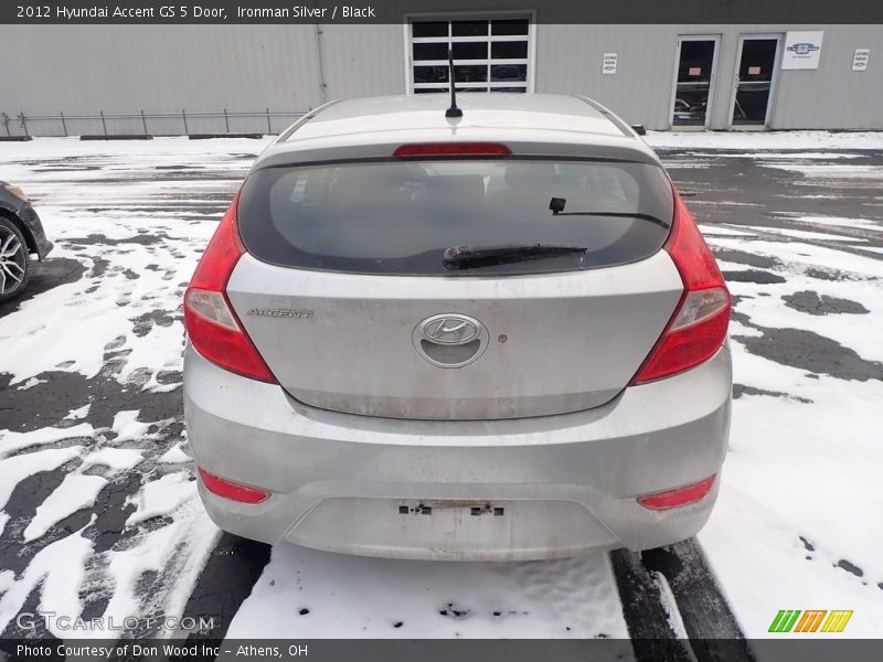 Ironman Silver / Black 2012 Hyundai Accent GS 5 Door