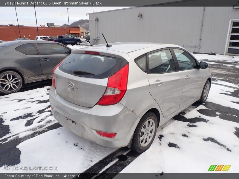 Ironman Silver / Black 2012 Hyundai Accent GS 5 Door