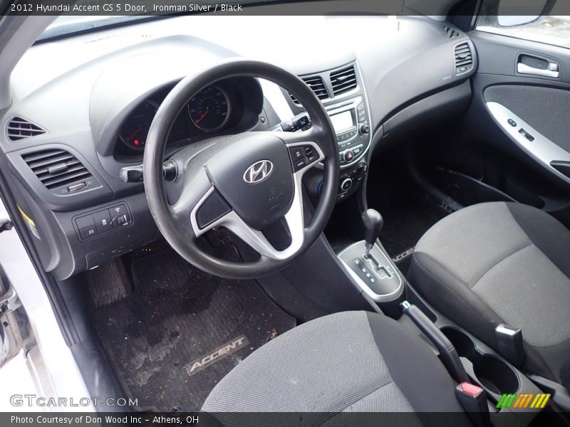 Ironman Silver / Black 2012 Hyundai Accent GS 5 Door