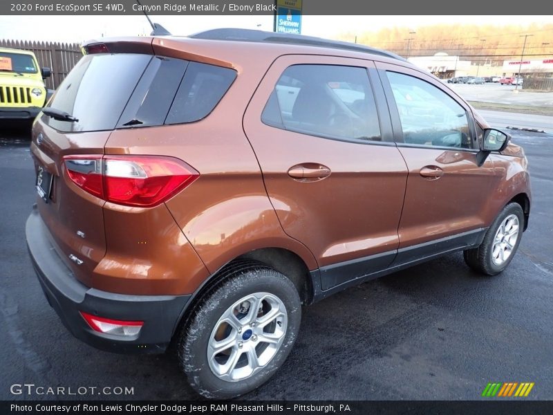 Canyon Ridge Metallic / Ebony Black 2020 Ford EcoSport SE 4WD