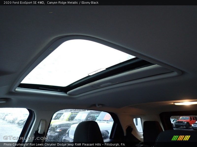 Canyon Ridge Metallic / Ebony Black 2020 Ford EcoSport SE 4WD