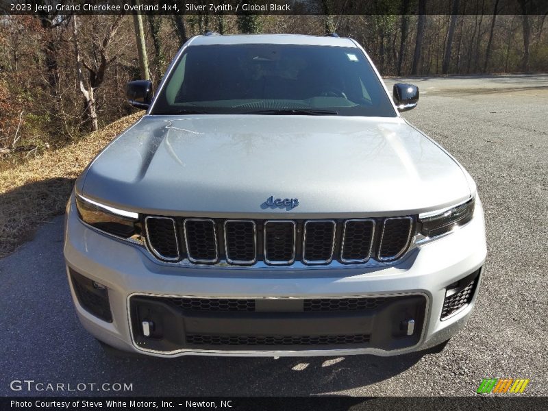 Silver Zynith / Global Black 2023 Jeep Grand Cherokee Overland 4x4