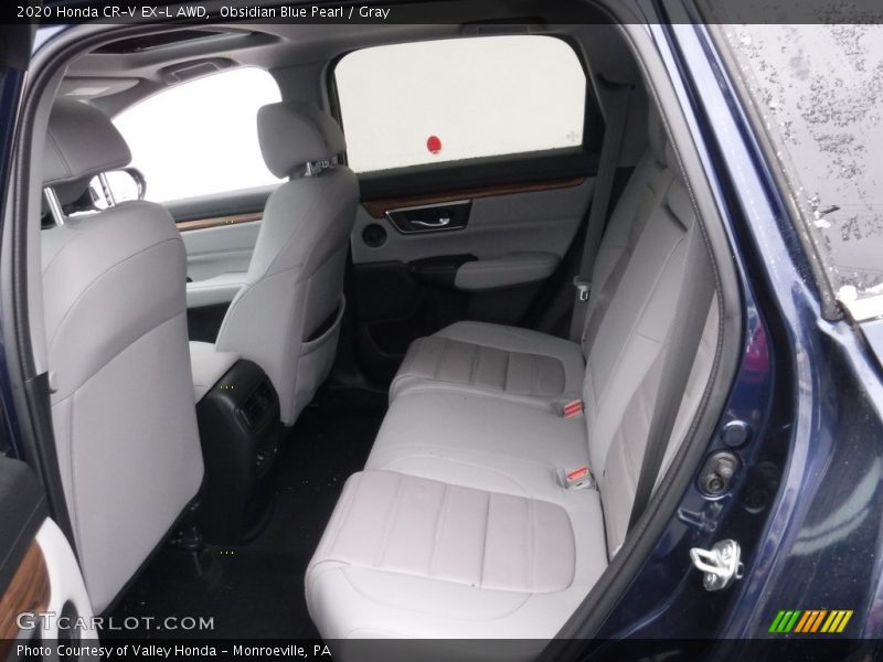 Obsidian Blue Pearl / Gray 2020 Honda CR-V EX-L AWD