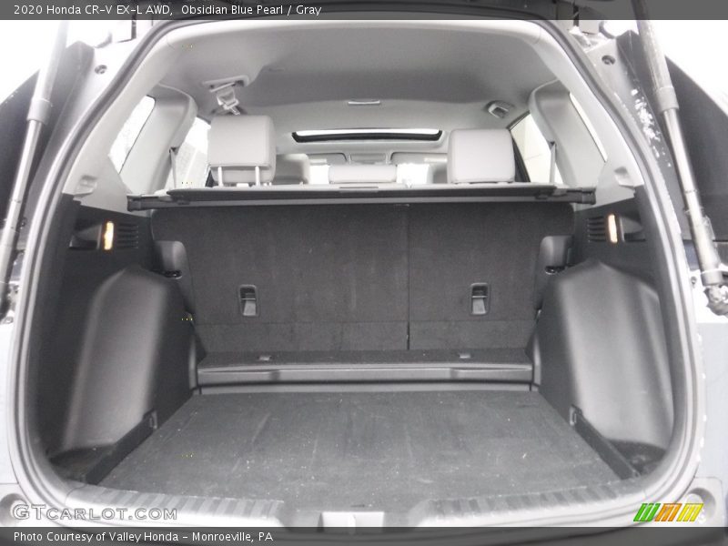 Obsidian Blue Pearl / Gray 2020 Honda CR-V EX-L AWD