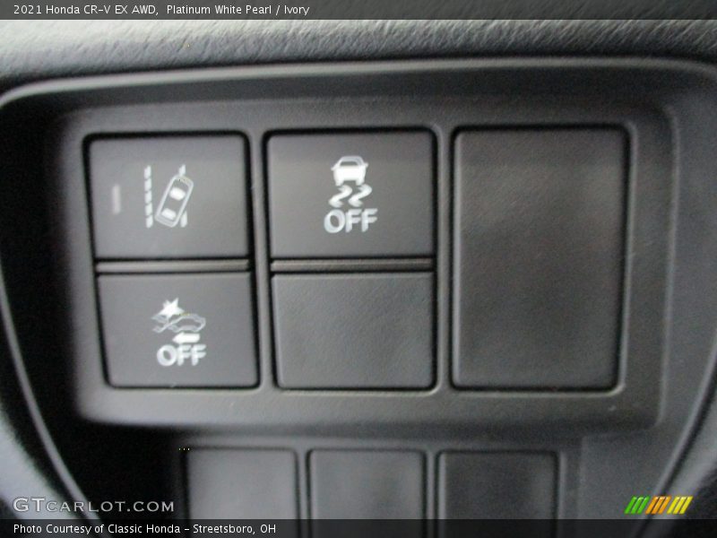Platinum White Pearl / Ivory 2021 Honda CR-V EX AWD