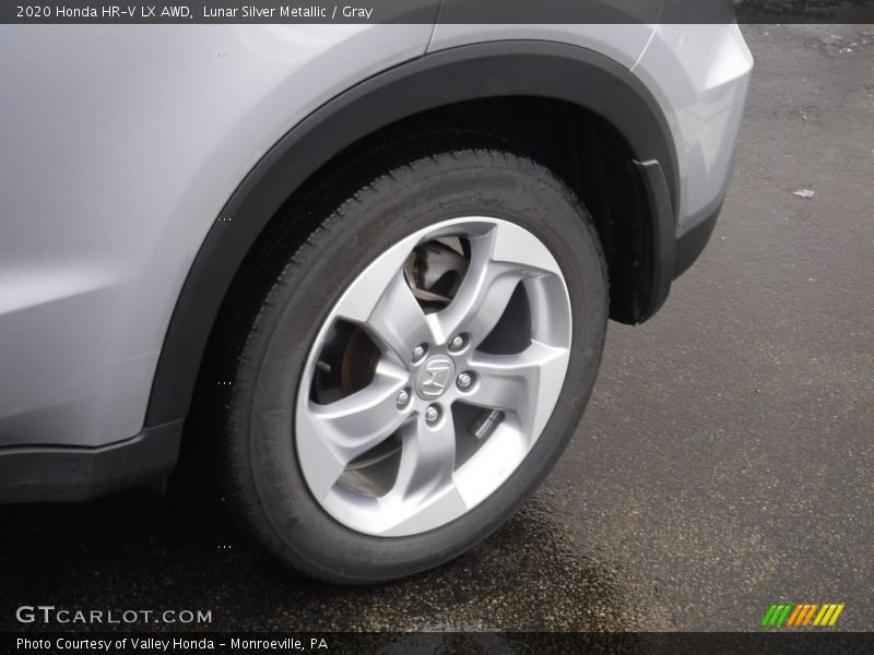 Lunar Silver Metallic / Gray 2020 Honda HR-V LX AWD