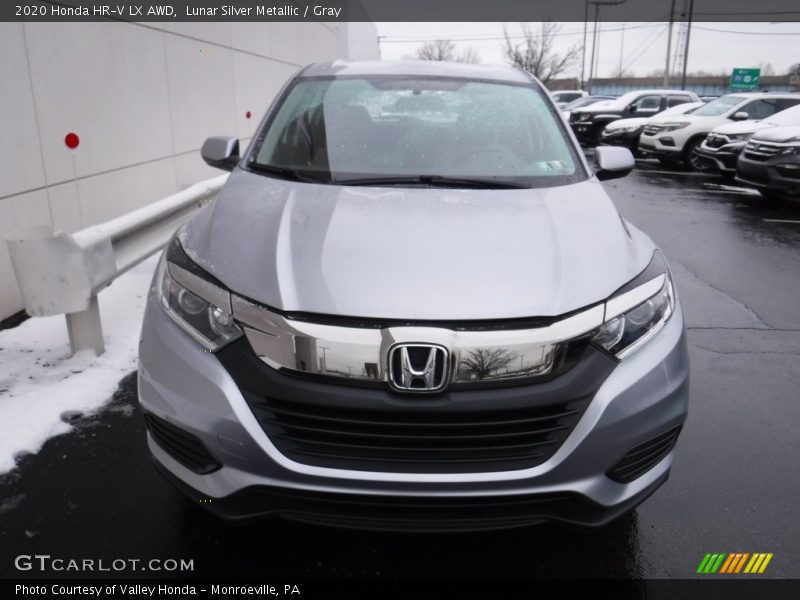 Lunar Silver Metallic / Gray 2020 Honda HR-V LX AWD
