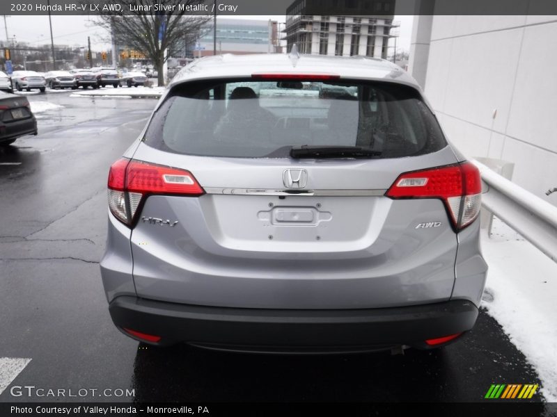 Lunar Silver Metallic / Gray 2020 Honda HR-V LX AWD