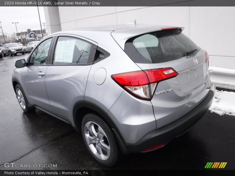 Lunar Silver Metallic / Gray 2020 Honda HR-V LX AWD