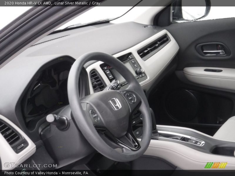 Lunar Silver Metallic / Gray 2020 Honda HR-V LX AWD