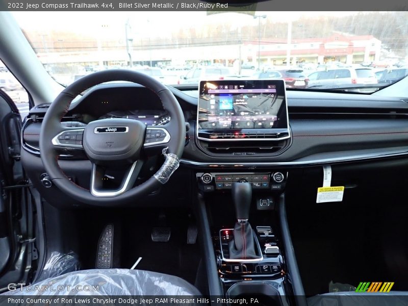 Billet Silver Metallic / Black/Ruby Red 2022 Jeep Compass Trailhawk 4x4