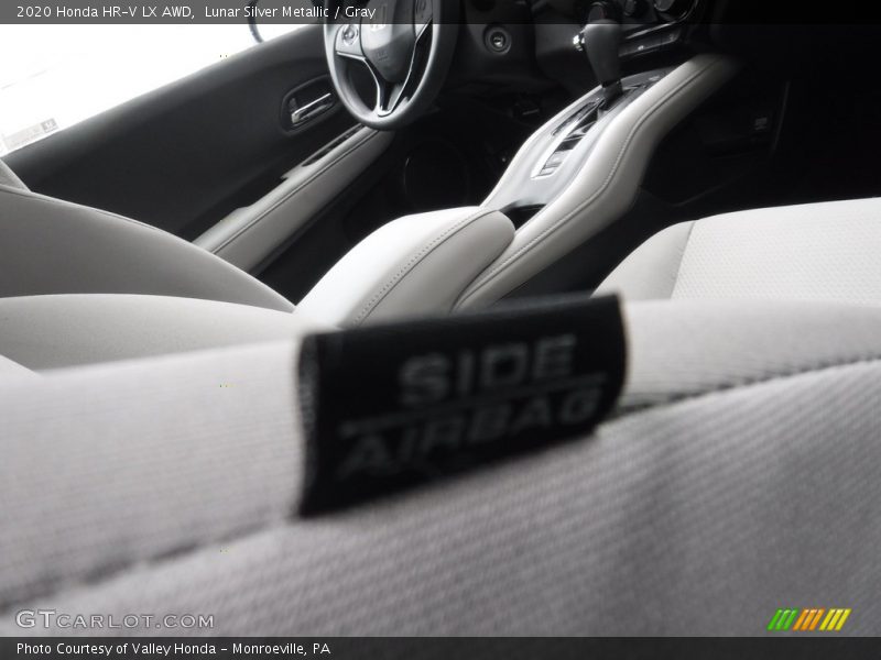 Lunar Silver Metallic / Gray 2020 Honda HR-V LX AWD