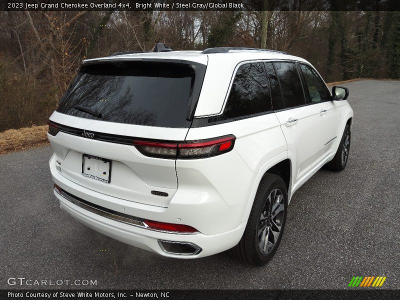 Bright White / Steel Gray/Global Black 2023 Jeep Grand Cherokee Overland 4x4