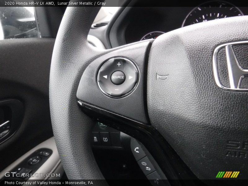Lunar Silver Metallic / Gray 2020 Honda HR-V LX AWD